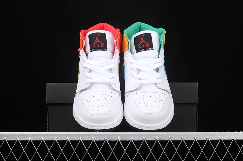 All categories Air Jordan Jordan series basketball shoes Air Jordan 1 Mid Air Jordan 1 Mid SE AJ1 Joe 1 Yuanyang mid-top basketball shoes 554725-128